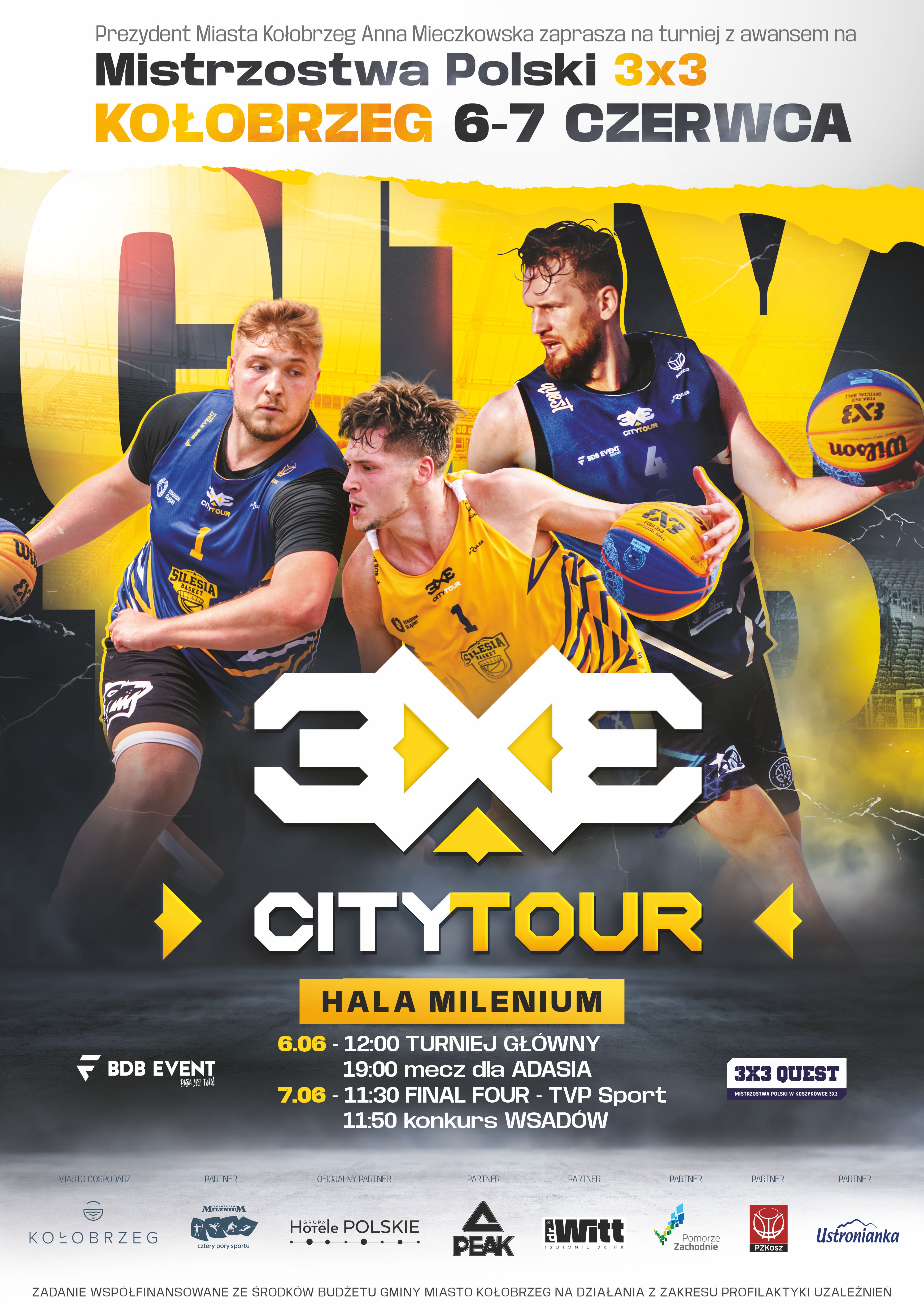 3x3 City Tour Kołobrzeg - główny plakat.jpg