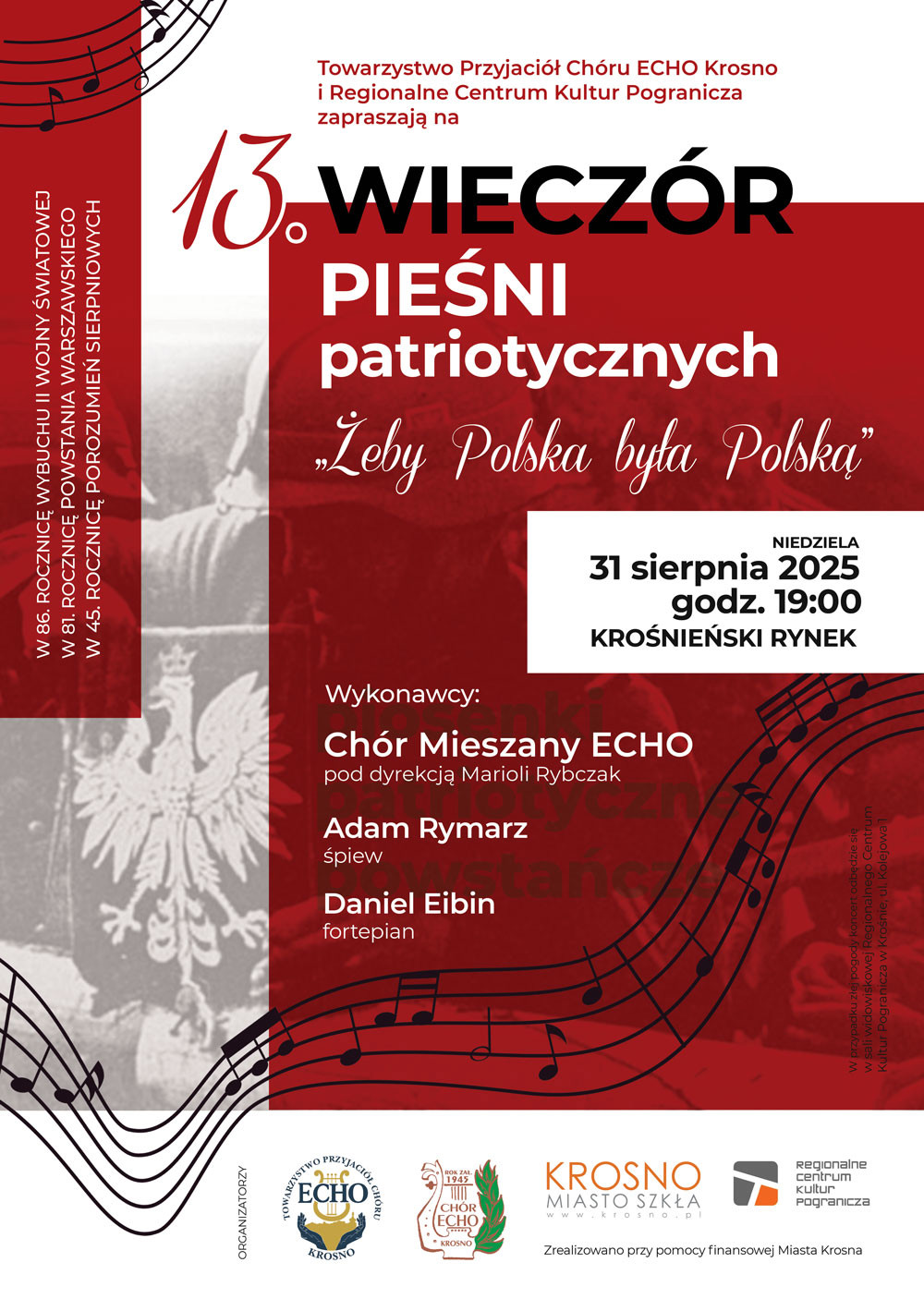 RCKP Wieczór pieśni patriotycznych Żeby Polska była Polską 2025 plakat.jpg