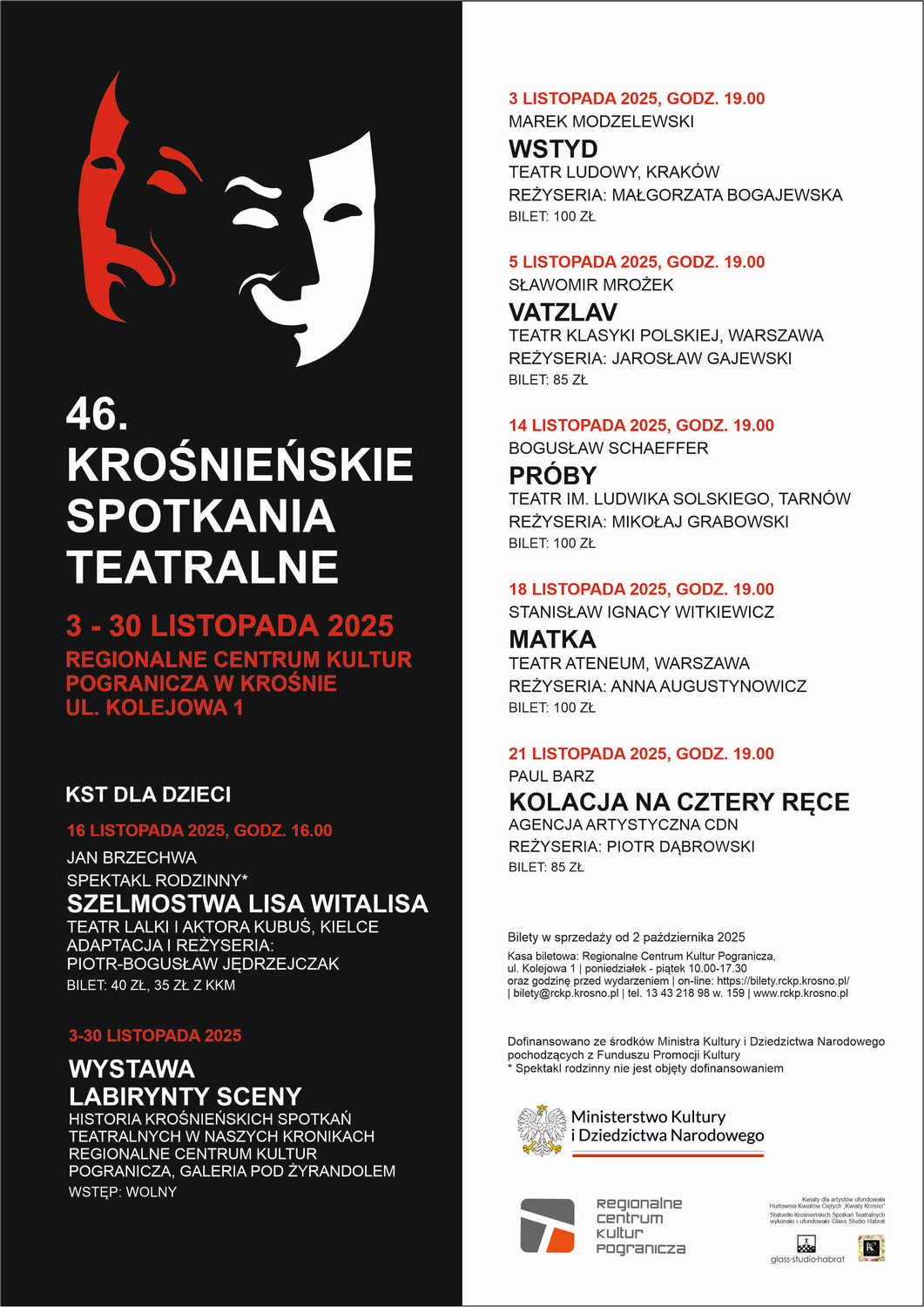 RCKP Krośnieńskie Spotkania Teatralne 2025 afisz.jpg