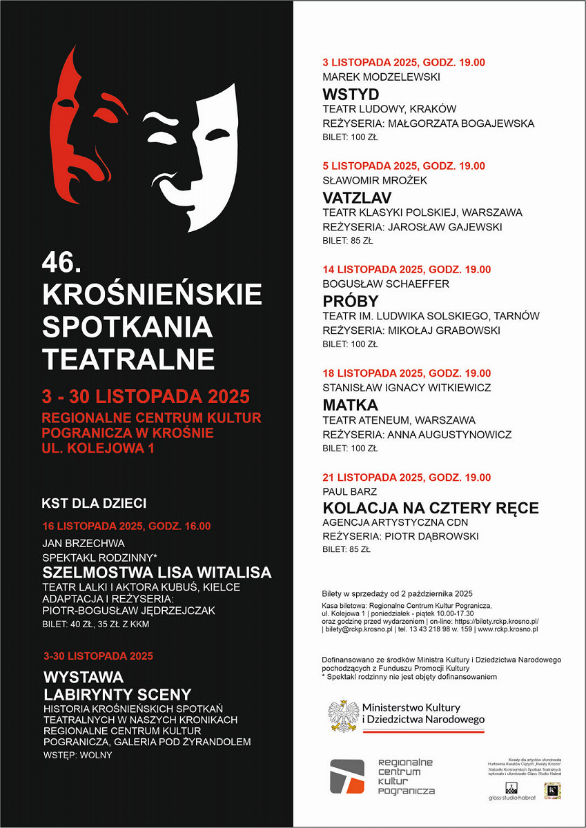 RCKP Krośnieńskie Spotkania Teatralne 2025 afisz.jpg