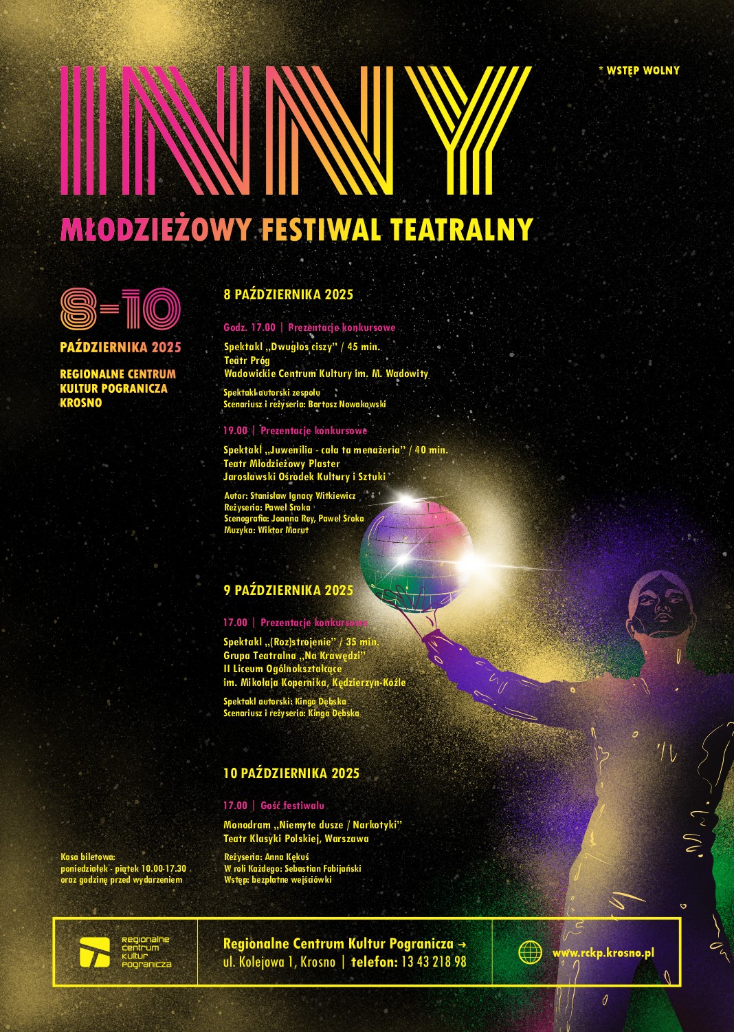 RCKP Inny młodzieżowy festiwal teatralny 2025 plakat.png