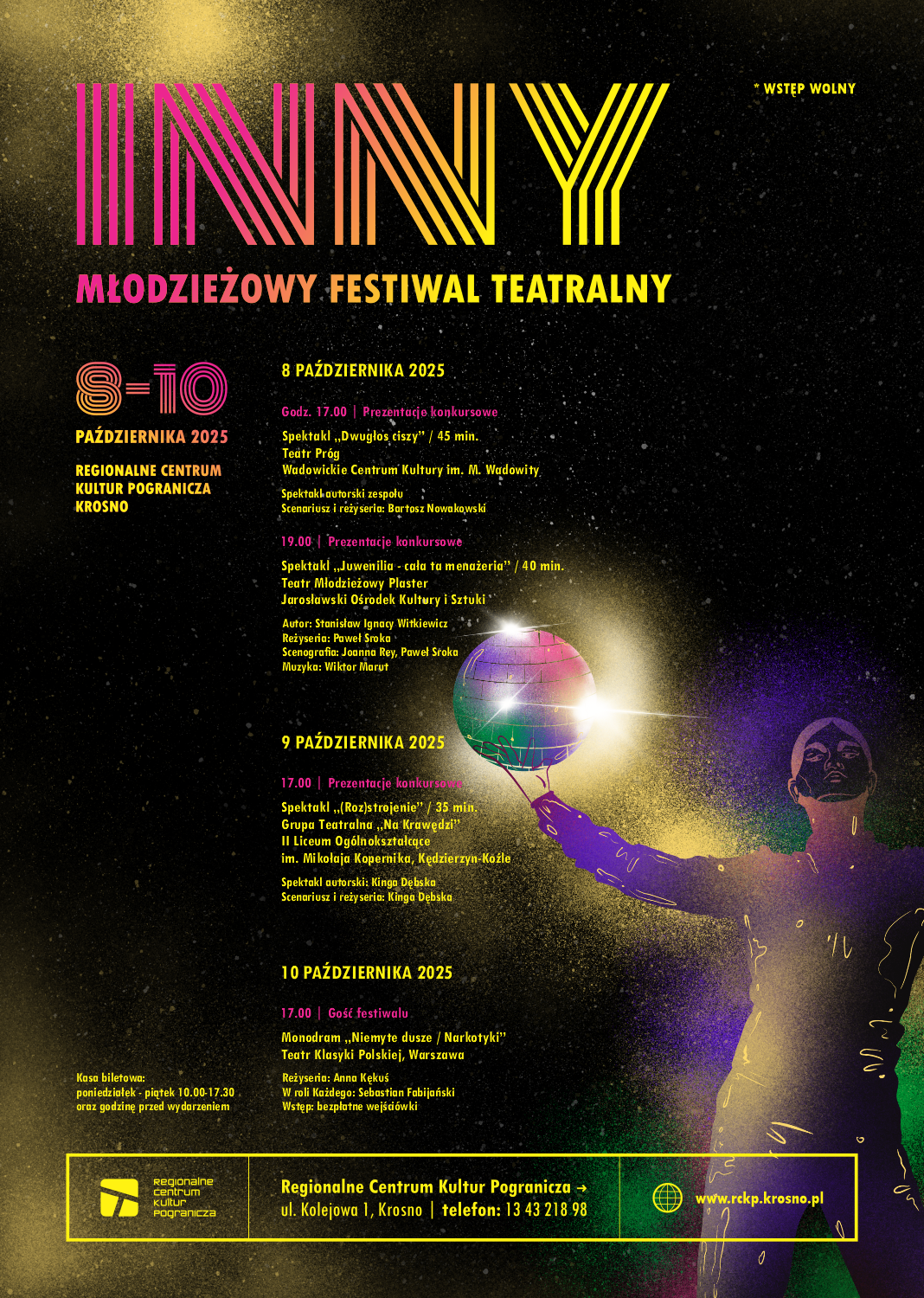 RCKP Inny młodzieżowy festiwal teatralny 2025 plakat.png