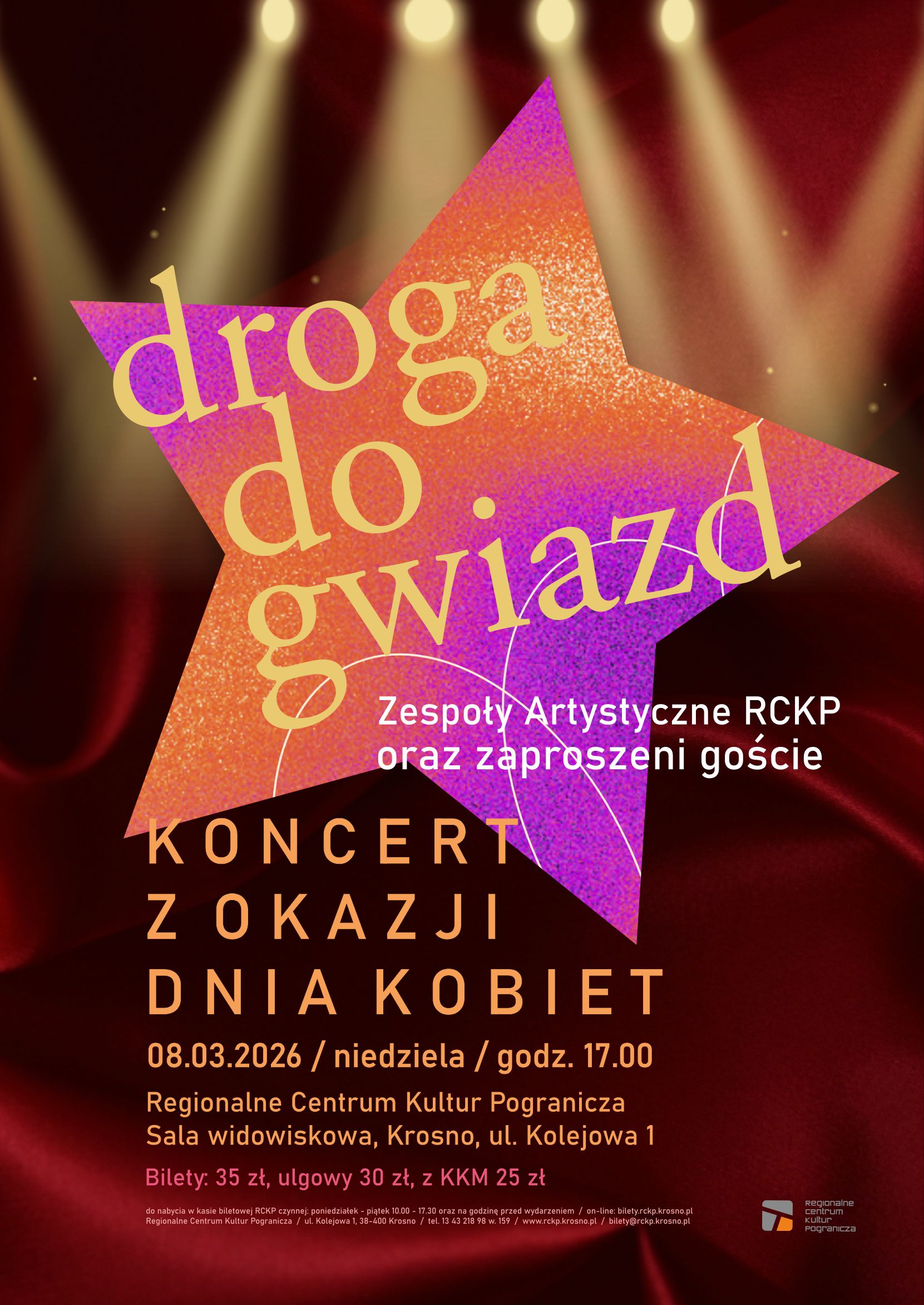 RCKP Droga do gwiazd 2026 koncert na dzień kobiet plakt.jpg