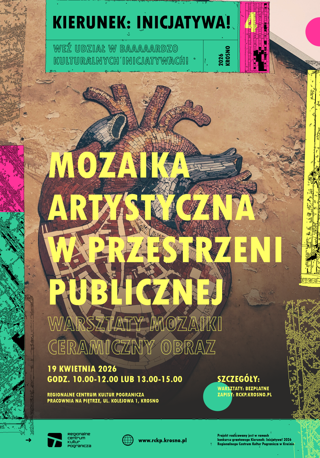 RCKP Mozaika artystyczna 2026 open call Kierunek Inicjatywa plakat.png