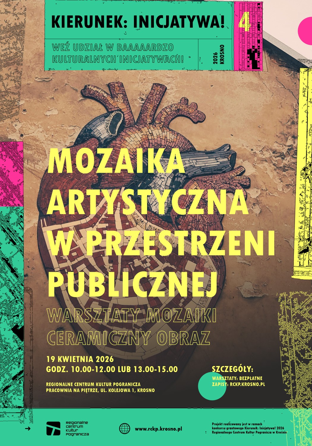 RCKP Mozaika artystyczna 2026 open call Kierunek Inicjatywa plakat.png