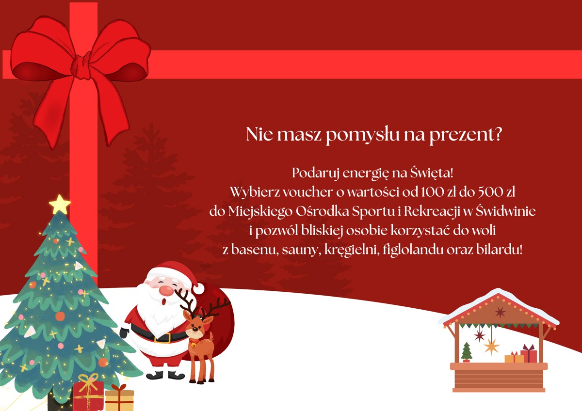Red Illustrated Merry Christmas Poster A2 Landscape (2).png