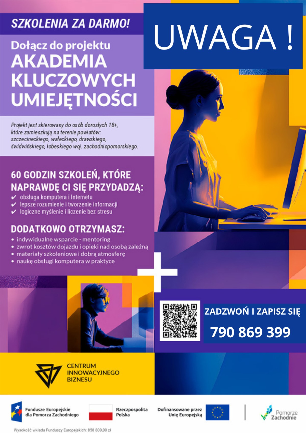 Niebieski Nowoczesny Dni Miasta Plakat A3.png