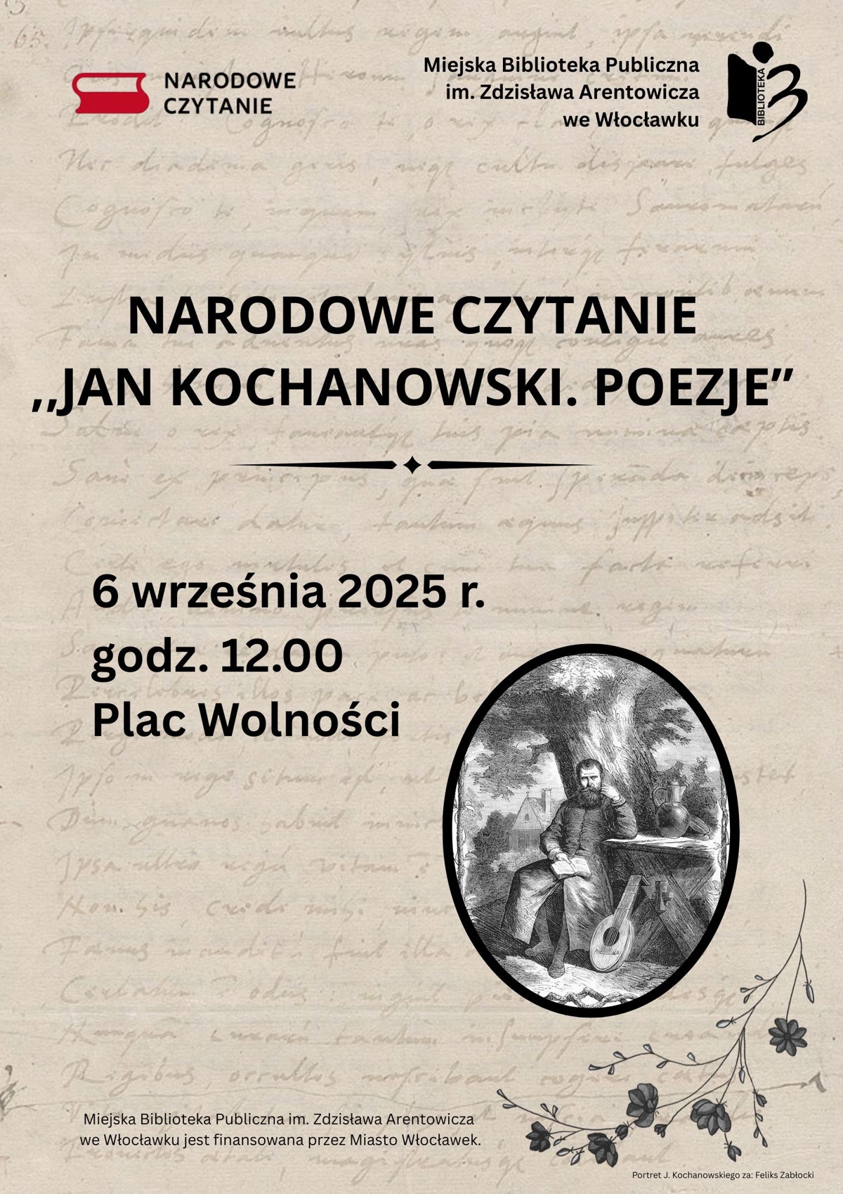 NARODOWE CZYTANIE ,, JAN KOCHANOWSKI. POEZJE”.jpg