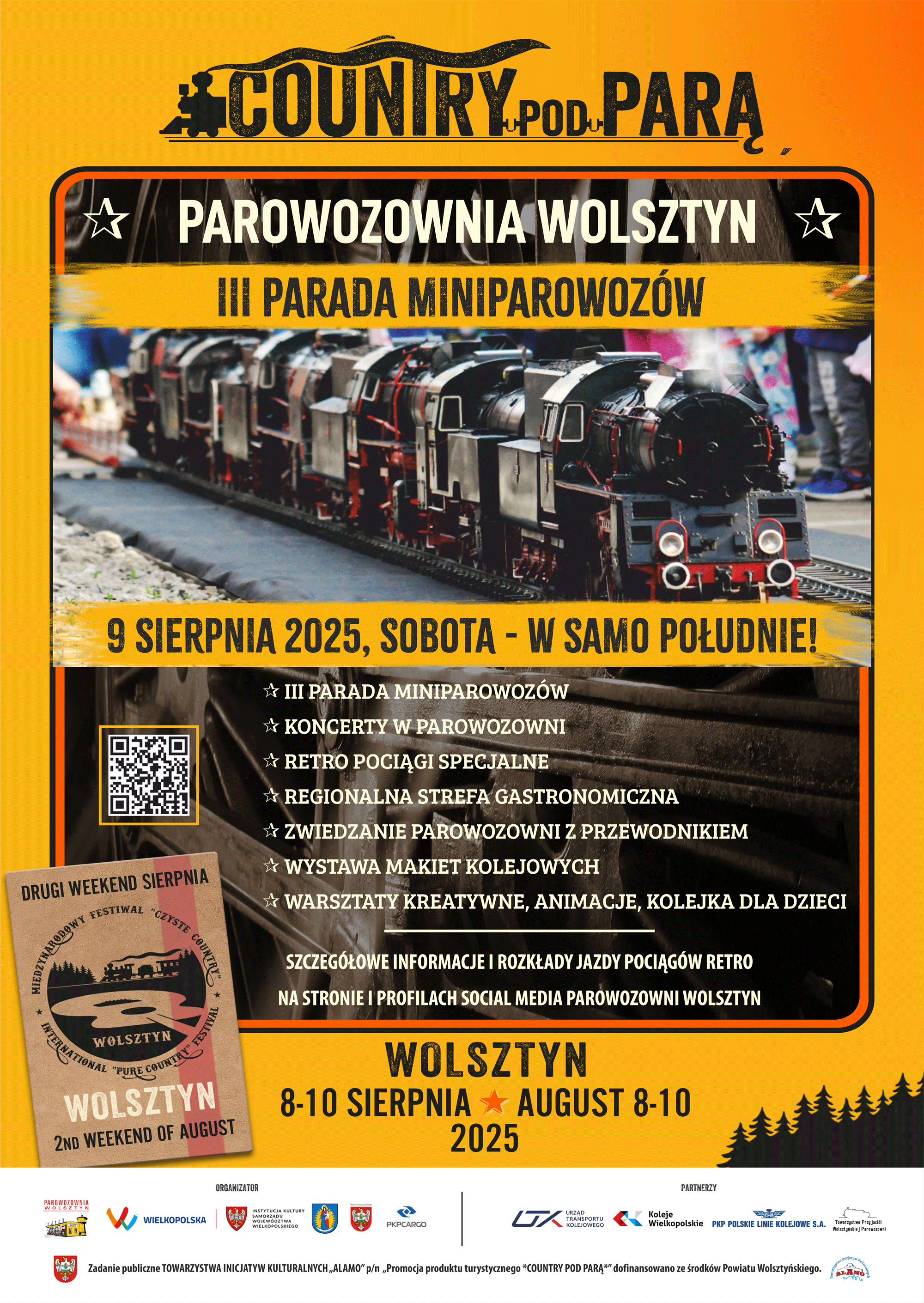 Plakat COUNTRY POD PARĄ - Parada Miniparowozów.png
